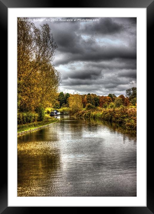 Oxford canal Framed Mounted Print by Thanet Photos