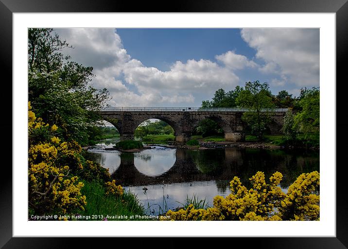 Laigh Milton Viaduct, Ayrshire Framed Mounted Print by John Hastings