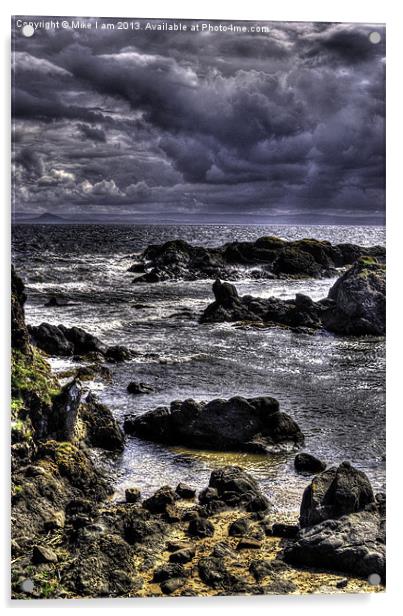 Stormy Scotland Acrylic by Thanet Photos