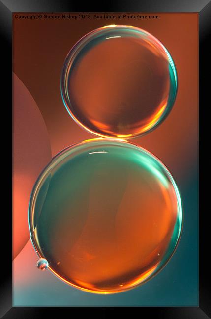 Double Bubble Framed Print by Gordon Bishop