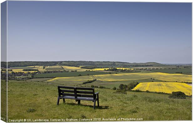 English Countryside Canvas Print by Graham Custance