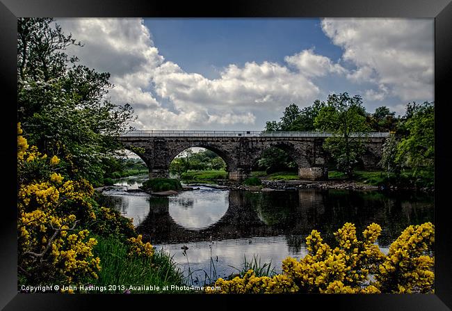 Laigh Milton Viaduct, Ayrshire HDR Framed Print by John Hastings