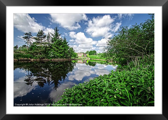 Laigh Milton Mill, Ayrshire HDR Framed Mounted Print by John Hastings
