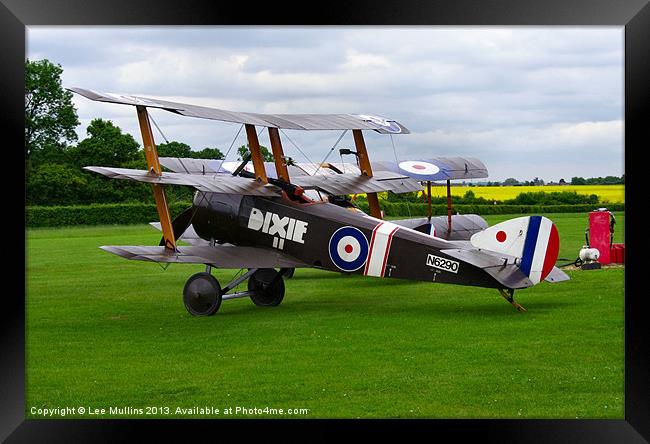 Sopwith Triplane Framed Print by Lee Mullins