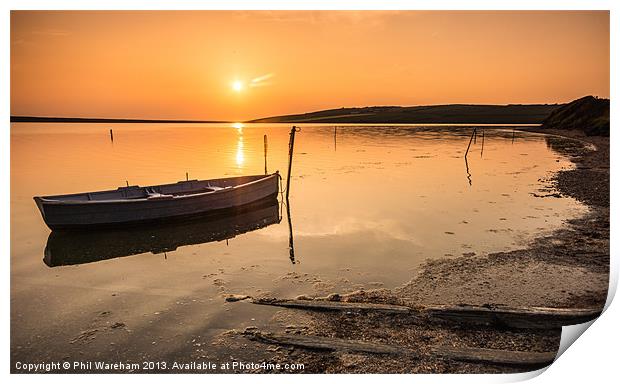 Sunset Reflections Print by Phil Wareham