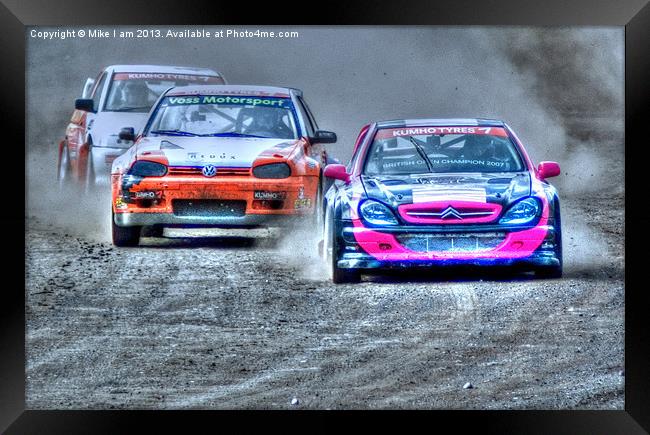 Rally Cross Framed Print by Thanet Photos