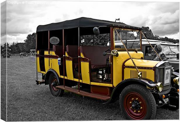 1928 Dennis Charabanc Canvas Print by Trevor Kersley RIP