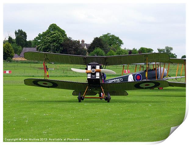 SE.5a First World War Fighter Print by Lee Mullins