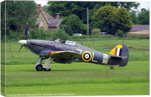 Sea Hurricane after touch down Canvas Print by Lee Mullins