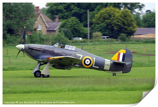 Sea Hurricane after touch down Print by Lee Mullins