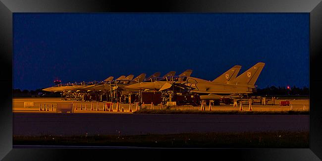 Typhoons at Night Framed Print by Kristian Bristow