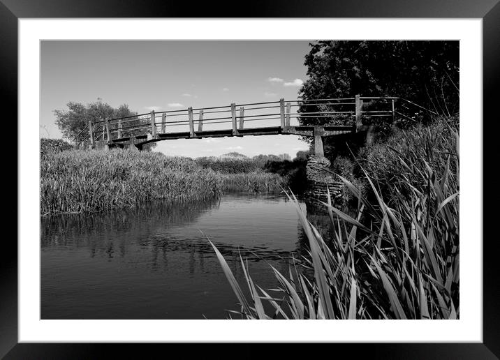 The River Framed Mounted Print by David Pyatt