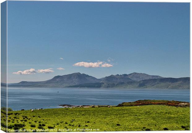 The Isle of Arran Canvas Print by Lilian Marshall