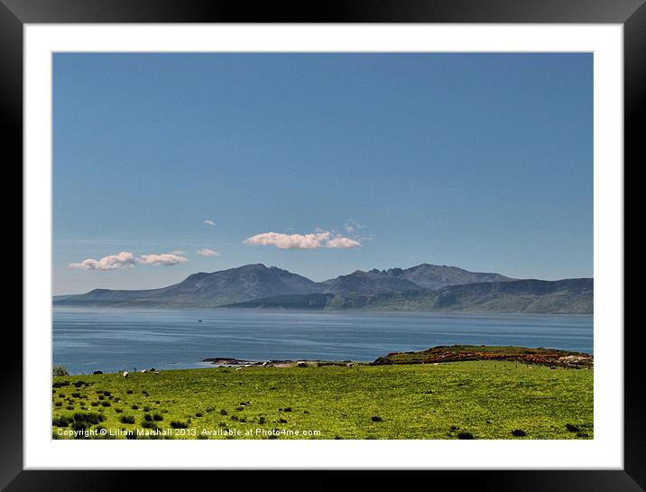 The Isle of Arran Framed Mounted Print by Lilian Marshall