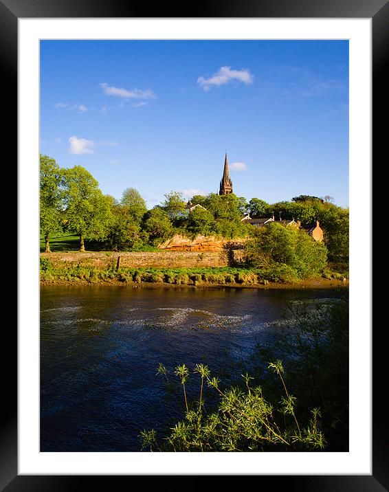 St Mary Outside the Walls, Chester, England, UK Framed Mounted Print by Mark Llewellyn