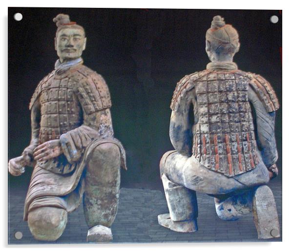 Terracotta Warriors,Xian,China Acrylic by Reg Dobson