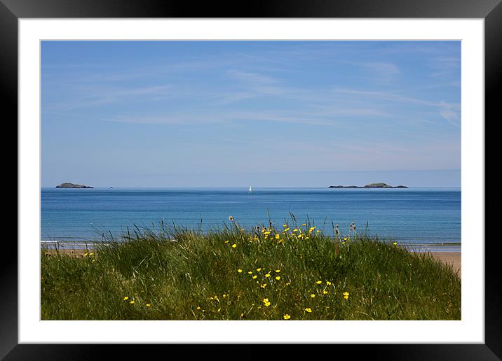 Sea of tranquility Framed Mounted Print by Gary Pearson