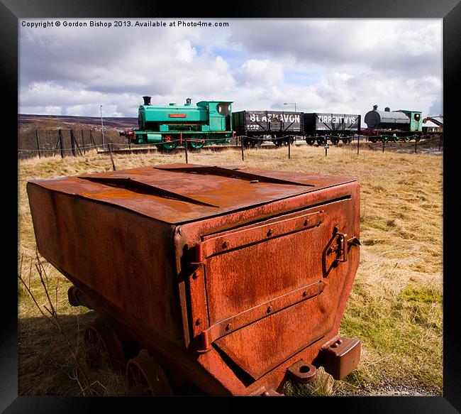 Mine Train Framed Print by Gordon Bishop