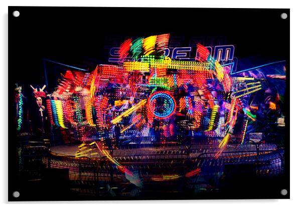 Scream Light wheel Acrylic by John Boekee