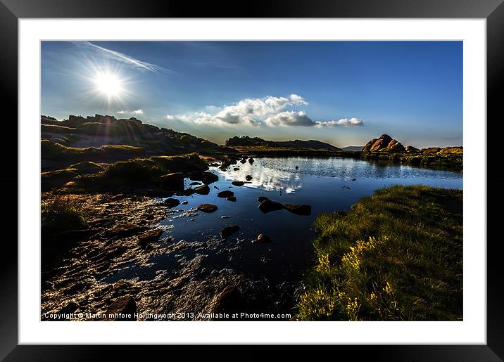 Doxey Pool, The Roaches Framed Mounted Print by mhfore Photography