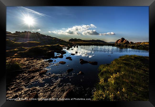 Doxey Pool, The Roaches Framed Print by mhfore Photography
