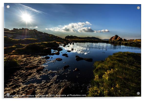 Doxey Pool, The Roaches Acrylic by mhfore Photography