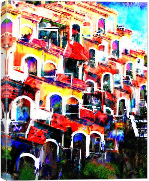 The Apartments Canvas Print by Graham Smith