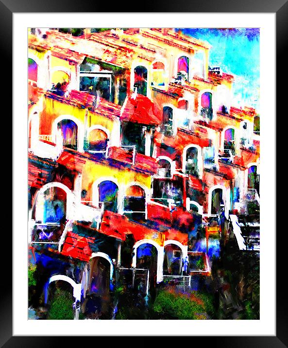 The Apartments Framed Mounted Print by Graham Smith