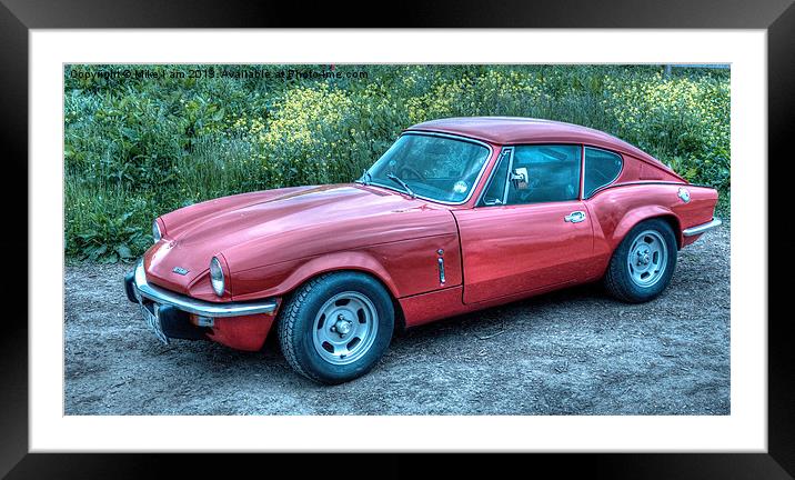 Triumph GT6 Framed Mounted Print by Thanet Photos
