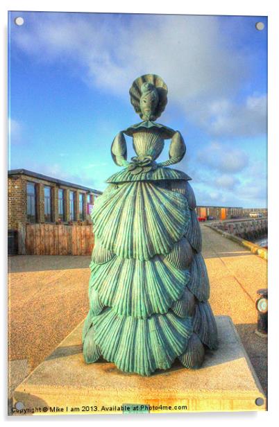 Shell lady Acrylic by Thanet Photos