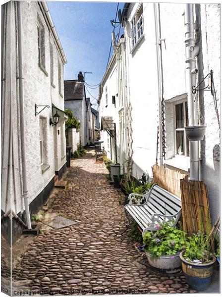 Up the alley Canvas Print by Andy dean