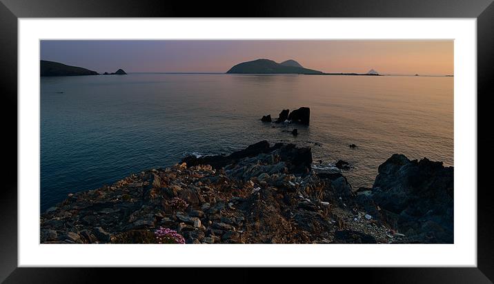 Blasket Islands Framed Mounted Print by barbara walsh