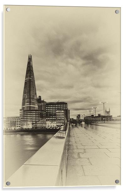 SHARD LONDON Acrylic by Robert  Radford