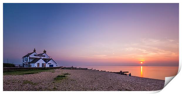 The Old Neptune sunset Print by Ian Hufton