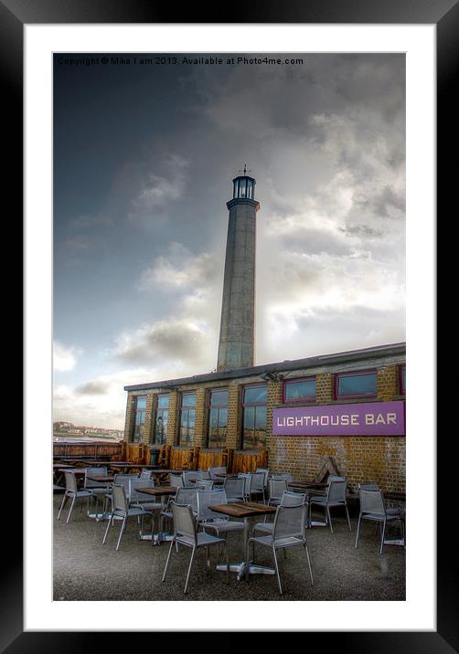 Lighthouse bar Framed Mounted Print by Thanet Photos