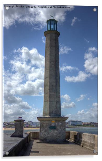 Margate lighthouse Acrylic by Thanet Photos