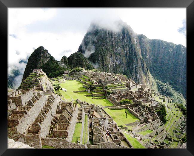 Machu Picchu Framed Print by Adam Levy