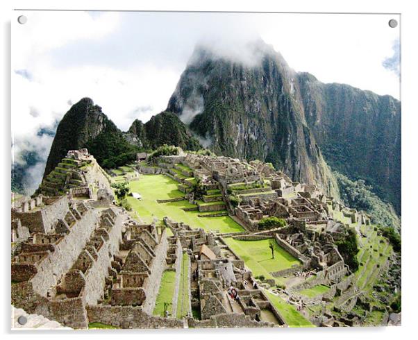 Machu Picchu Acrylic by Adam Levy