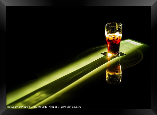 Soda Framed Print by Pierre TORNERO