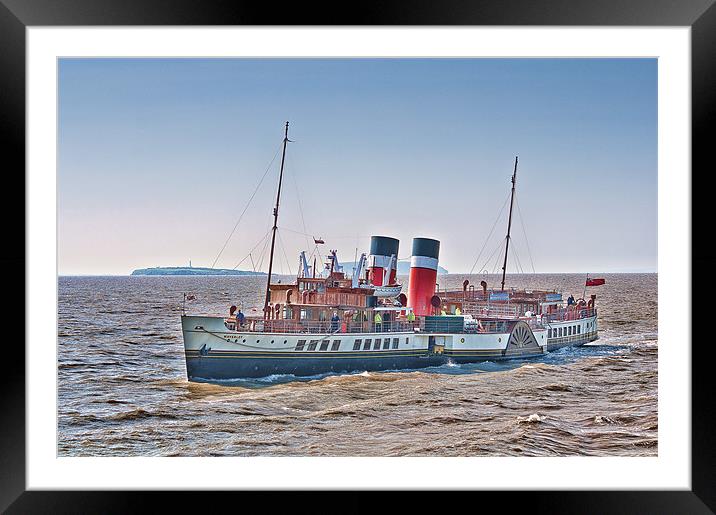 PS Waverley 2 Framed Mounted Print by Steve Purnell