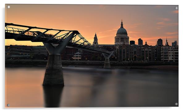 St Pauls Catherdral Acrylic by Dean Messenger