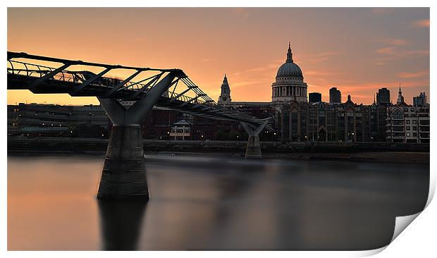St Pauls Catherdral Print by Dean Messenger