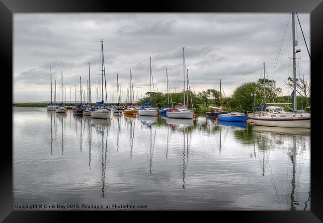 Christchurch Harbour Framed Print by Chris Day