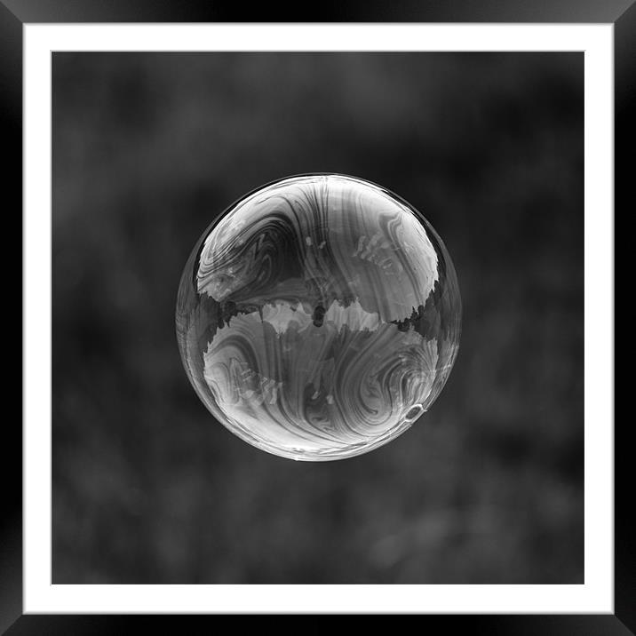 Bubble Reflection Framed Mounted Print by Paul Shears Photogr