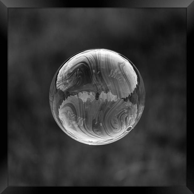 Bubble Reflection Framed Print by Paul Shears Photogr