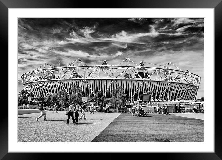 Olympic Skys Framed Mounted Print by Paul Shears Photogr
