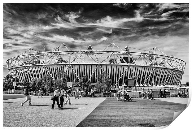 Olympic Skys Print by Paul Shears Photogr
