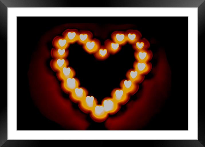My Burning Heart Framed Mounted Print by Paul Shears Photogr