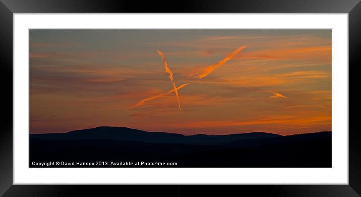 X Marks The Spot Framed Mounted Print by David Hancox