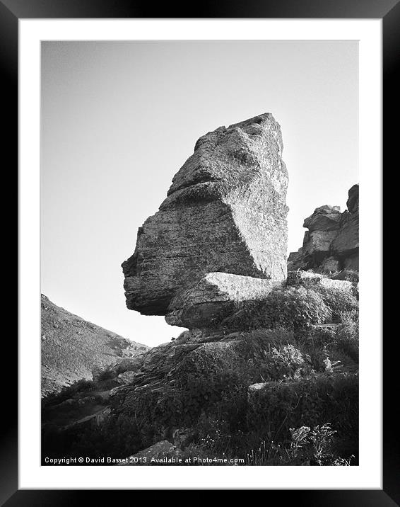Rock valley of the rocks Framed Mounted Print by David Basset
